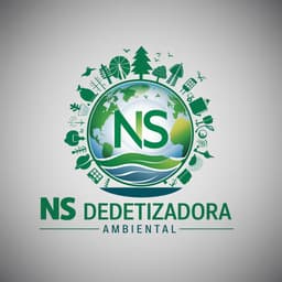 Logo de NS Ambiental dedetizadora 