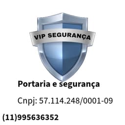 Logo de Vip segurança e portaria 